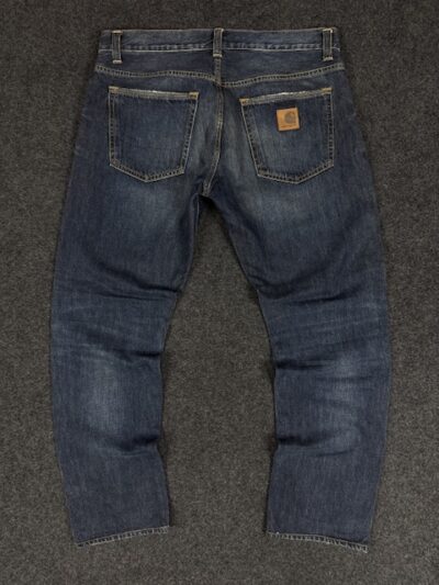 Authentic Pre-Loved Carhartt Work In Progress (WIP) Buccaneer Pant Jeans - Dark Wash | Size W34