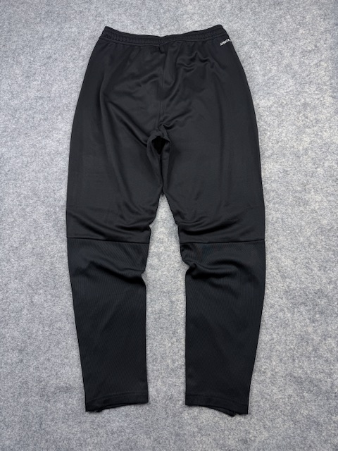 Adidas Track Pants | Black Performance Joggers | Tapered Fit with Ankle Zippers | M/L Adidas Track Pants | Black Performance Joggers | Tapered Fit with Ankle Zippers | M/L - Image 4