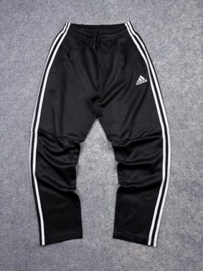 Adidas Black 3-Stripes Track Pants – XS | Performance Sportswear