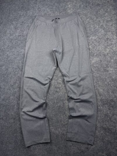 ASICS Grey Training Track Pants – M/L | Athletic Sportswear Joggers