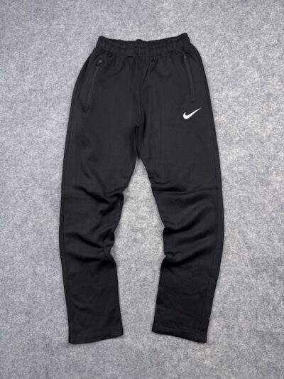 Nike Black Track Pants | Tapered Fit Athletic Joggers | Size S