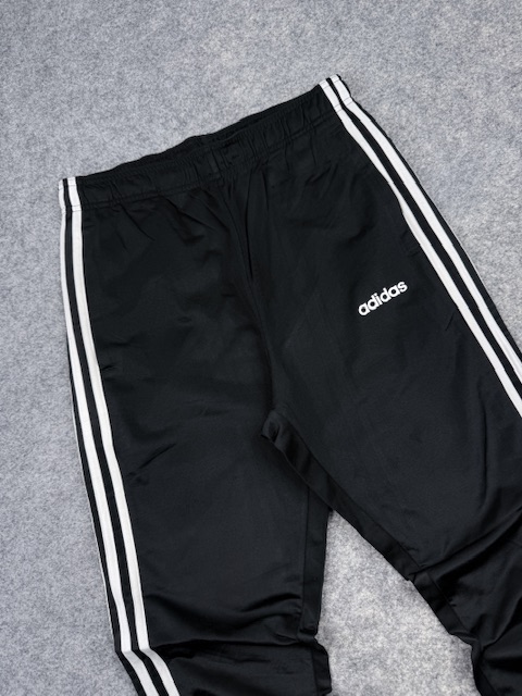 Adidas Black 3-Stripes Track Pants / Joggers – Size L Adidas Black 3-Stripes Track Pants / Joggers – Size L - Image 2