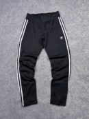 Adidas Women’s Black 3-Stripes Track Pants – Size S