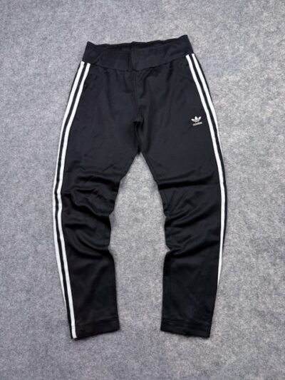 Adidas Women’s Black 3-Stripes Track Pants – Size S