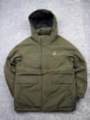 Rangol Heavy Quality Hooded Puffer Jacket Olive Green – L/XL
