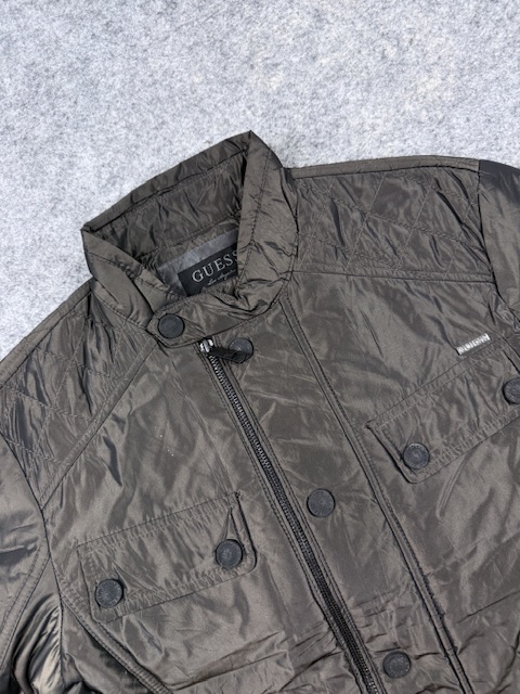 GUESS Women’s Black Quilted Utility Jacket – M GUESS Women’s Black Quilted Utility Jacket – M - Image 2