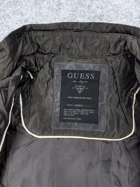 GUESS Women’s Black Quilted Utility Jacket – M GUESS Women’s Black Quilted Utility Jacket – M - Image 3