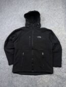 The North Face Flight Series Black Hooded Softshell Jacket – M