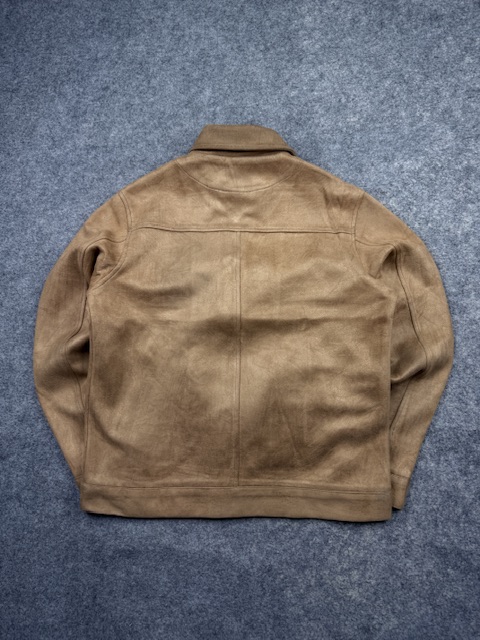 SG Brown Suede-Style Zip Jacket – M | Vintage Casual Jacket SG Brown Suede-Style Zip Jacket – M | Vintage Casual Jacket - Image 5