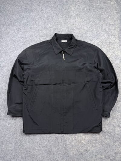 Armani Black Utility Jacket – L/XL | Made in Italy