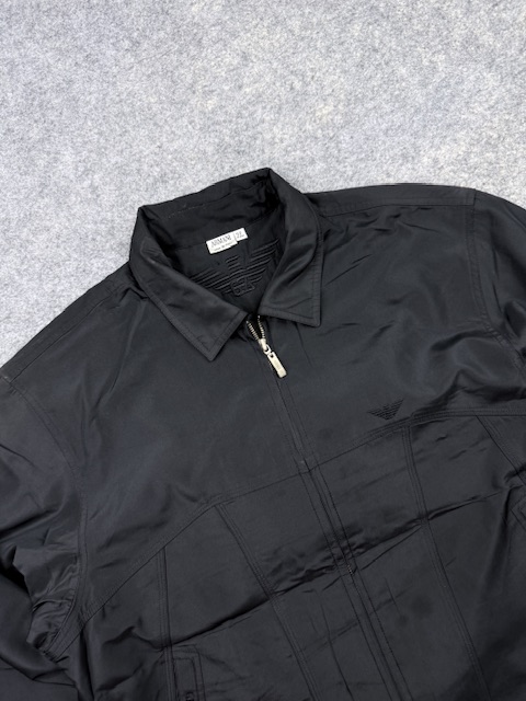 Armani Black Utility Jacket – L/XL | Made in Italy Armani Black Utility Jacket – L/XL | Made in Italy - Image 2