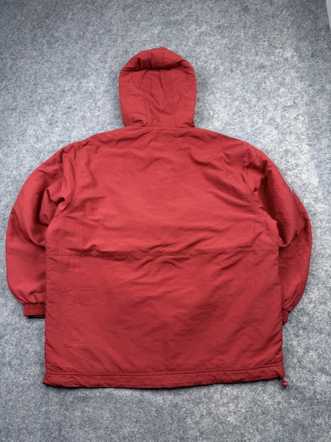 Adidas Vintage Red Hooded Track Jacket – L/XL Oversized Adidas Vintage Red Hooded Track Jacket – L/XL Oversized - Image 7