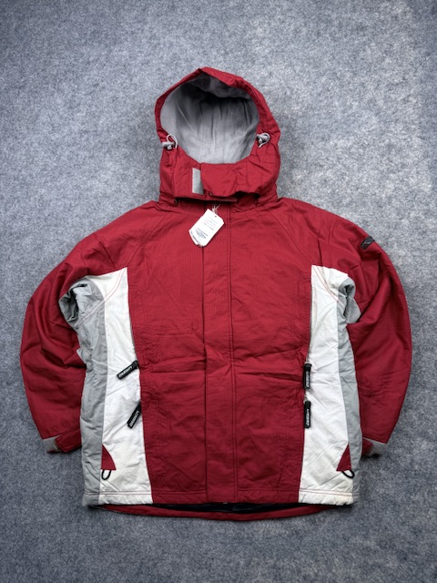 Umbro Red & White Hooded Winter Jacket – Size S