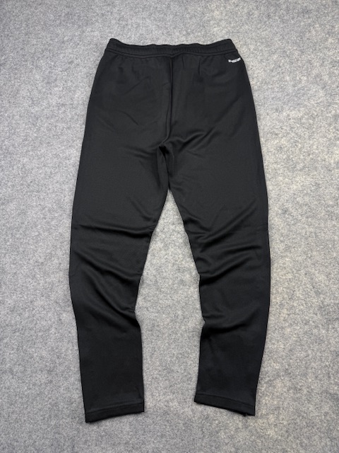 Adidas Black Training Track Pants with Zipper Leg Openings – Size S/M Adidas Black Training Track Pants with Zipper Leg Openings – Size S/M - Image 3