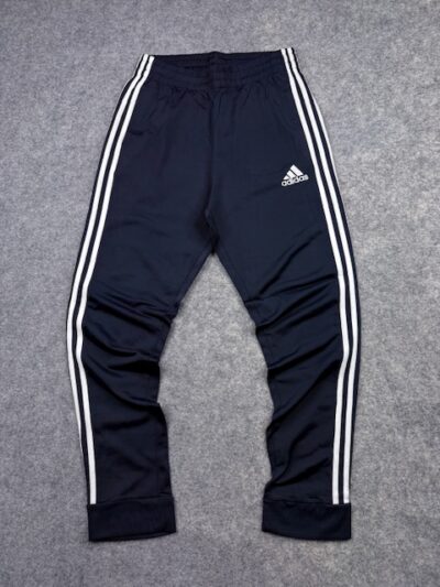 Adidas Primegreen Navy Blue 3-Stripes Track Pants – Size M