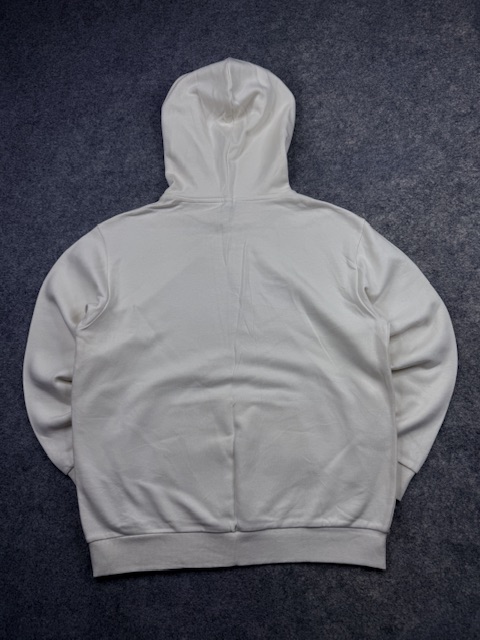 Authentic Pre-Loved Polham "Newbury Street" Graphic Pullover Hoodie - Cream/Off-White | Size L (Oversized) Authentic Pre-Loved Polham "Newbury Street" Graphic Pullover Hoodie - Cream/Off-White | Size L (Oversized) - Image 4