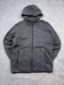 Authentic Pre-Loved Uniqlo DRY Stretch Full-Zip Tech Hoodie - Charcoal Heather Gray | Size XL