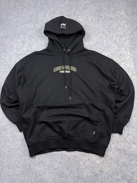 Authentic Pre-Loved Mac Brother Heavyweight Oversized Pullover Hoodie - Black / Graphic Print | Size XL/XXL Authentic Pre-Loved Mac Brother Heavyweight Oversized Pullover Hoodie - Black / Graphic Print | Size XL/XXL