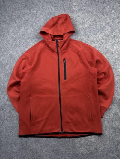 Authentic Pre-Loved Uniqlo DRY Stretch Full-Zip Tech Hoodie – Rust Red | Size XL