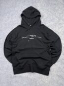 Authentic Pre-Loved "fill it" Matthew 6:10 Script Graphic Pullover Hoodie - Black | Size M