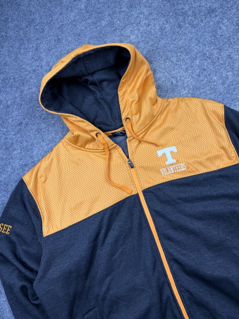 Authentic Pre-Loved Colosseum Athletics Tennessee Volunteers Full-Zip Colorblock Hoodie - Navy / Orange | Size XXL (Oversized) Authentic Pre-Loved Colosseum Athletics Tennessee Volunteers Full-Zip Colorblock Hoodie – Navy / Orange | Size XXL (Oversized)