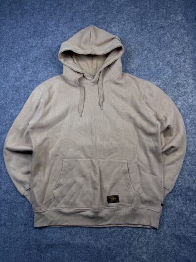 Authentic Pre-Loved Fluke “The Original Company” Street Culture Hoodie – Sand / Beige | Size XL (Oversized Fit)