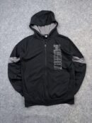 Authentic Pre-Loved Puma “Keeps You Dry” Technical Full-Zip Hoodie – Black / Gray | Men’s Size S