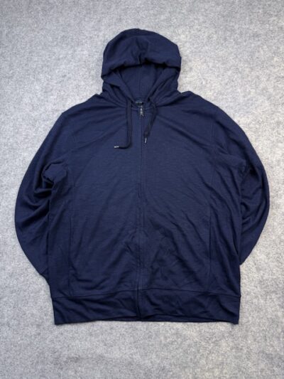 Authentic Pre-Loved Uniqlo DRY UV Protection Full-Zip Active Hoodie – Navy Blue | Size XXL