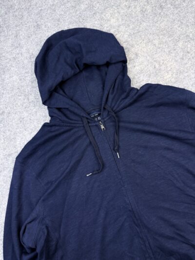 Authentic Pre-Loved Uniqlo DRY UV Protection Full-Zip Active Hoodie – Navy Blue | Size XXL