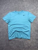 Authentic Pre-Loved Nike Dri-FIT Basic Short Sleeve Active T-Shirt - Teal / Heather Blue | Size M/L (Tag M)