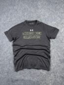 Pre-Loved Under Armour HeatGear Lubbock High Gymnastics T-Shirt - Dark Grey | Size M (Tag SM)