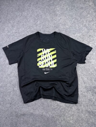 Nike "We Run Seoul 2014" 21K Performance Running T-Shirt - Black | Size XXL