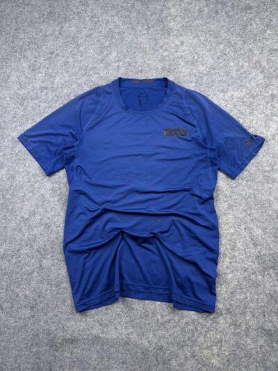 Authentic Pre-Loved Nike Pro Dri-FIT "Just Don't Quit" Compression Base Layer T-Shirt - Royal Blue | Size M