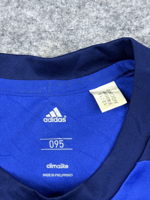 Adidas Climalite Big Logo Performance T-Shirt - Royal Blue / Navy | Size M Adidas Climalite Big Logo Performance T-Shirt - Royal Blue / Navy | Size M - Image 3