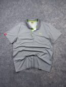 Puma Sportlifestyle Performance Polo Shirt - Heather Grey / Neon Green | Size L