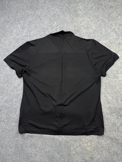 Pre-Loved Puma Performance Stretch Polo Shirt - Black / Grey | Size XXL Pre-Loved Puma Performance Stretch Polo Shirt - Black / Grey | Size XXL - Image 4