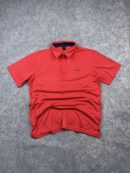 Pre-Loved Lecaf Performance Polo Shirt - Bright Red | Size L
