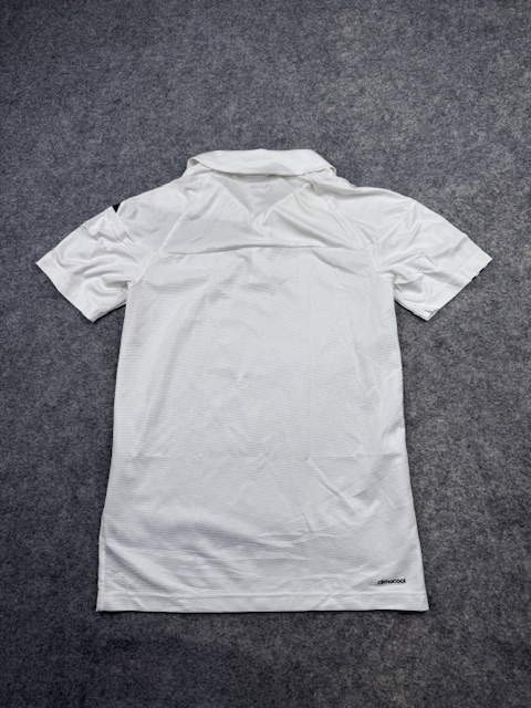 Pre-Loved Adidas Tennis Response Climacool Polo Shirt - White / Black | Size S/M Pre-Loved Adidas Tennis Response Climacool Polo Shirt - White / Black | Size S/M - Image 4