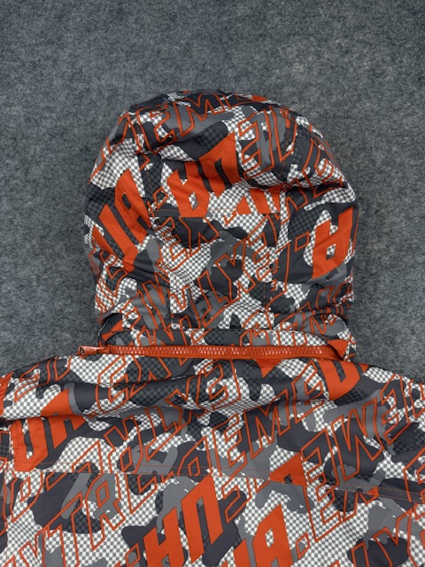 USALL Extreme Graphic Camo Ski & Snowboard Jacket - Orange / Grey | Size XS USALL Extreme Graphic Camo Ski & Snowboard Jacket - Orange / Grey | Size XS - Image 5
