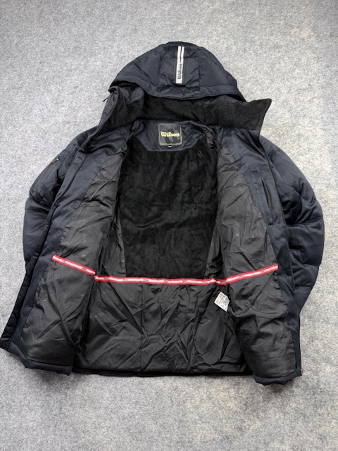 Wilson Heavyweight Duck Down Puffer Jacket - Black | Size L Wilson Heavyweight Duck Down Puffer Jacket - Black | Size L - Image 4