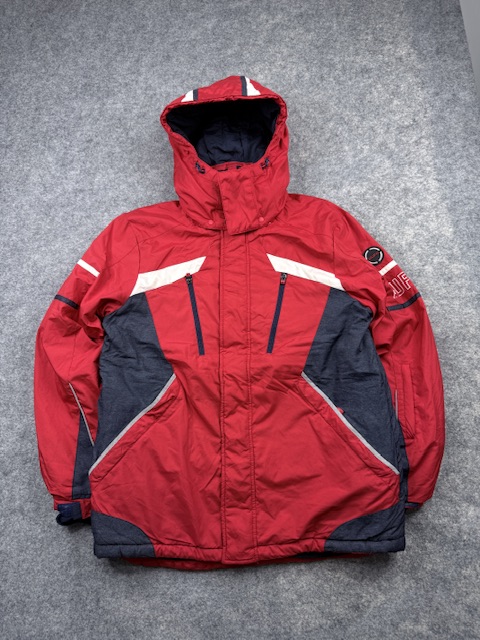 Manchester United Official Merchandise Winter Ski Jacket - Red / Navy | Size M Manchester United Official Merchandise Winter Ski Jacket - Red / Navy | Size M