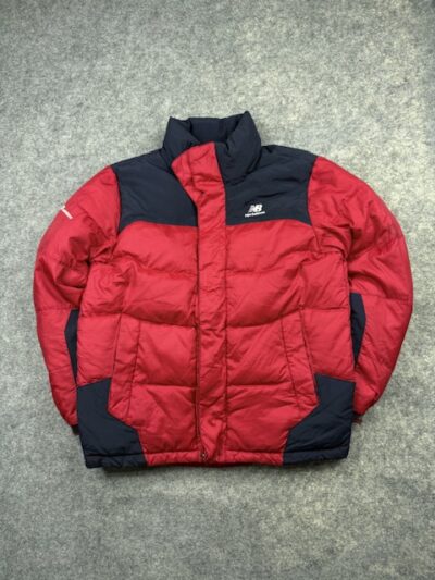 Authentic Pre-Loved New Balance Function Down Puffer Jacket - Red / Navy | Size S