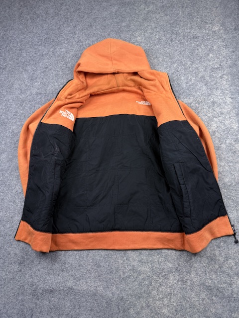 Vintage The North Face Reversible Colorblock Hooded Jacket - Orange / Black | Size M Vintage The North Face Reversible Colorblock Hooded Jacket - Orange / Black | Size M - Image 5
