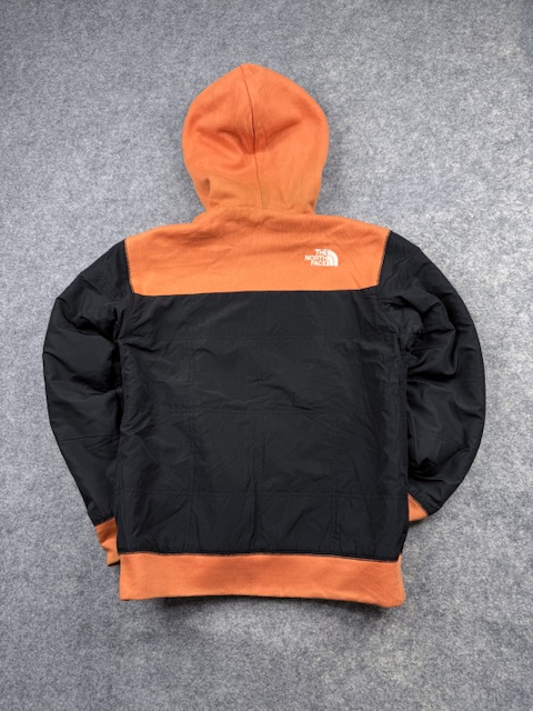 Vintage The North Face Reversible Colorblock Hooded Jacket - Orange / Black | Size M Vintage The North Face Reversible Colorblock Hooded Jacket - Orange / Black | Size M - Image 8