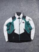 Pre-Loved The North Face Dyno Series Technical Sherpa Fleece Jacket - White / Teal / Black | Women's Size XXS