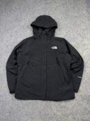 The North Face HyVent Waterproof Hooded Shell Jacket - Black | Size S