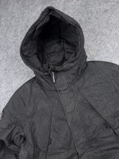 Pre-Loved UnionBay City Expedition Heavyweight Hooded Parka Jacket – Charcoal Grey / Heather Black | Size XL