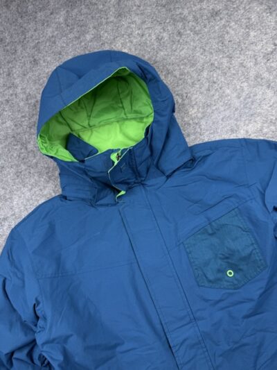 Pre-Loved Quiksilver DryFlight 10K Technical Waterproof Snow / Ski Jacket – Blue & Lime Green | Size L
