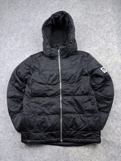 Pre-Loved RRIG by Basic House Duck Down Insulated Hooded Puffer Jacket - Solid Black | Women's Size L
