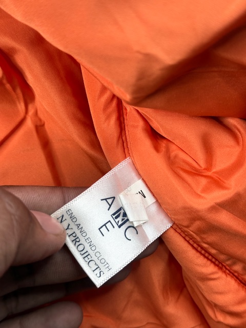 End.And.End.Cloth N.Y. Projects Avant-Garde Multi-Zip Utility MA-1 Bomber Jacket - Jet Black & Safety Orange | Size L End.And.End.Cloth N.Y. Projects Avant-Garde Multi-Zip Utility MA-1 Bomber Jacket - Jet Black & Safety Orange | Size L - Image 6